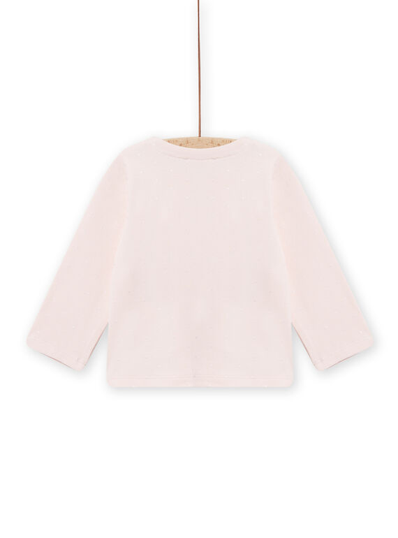 Baby Girl Powder Pink Polka Dot Cardigan NIJOCAR2 / 22SG0961CARD327