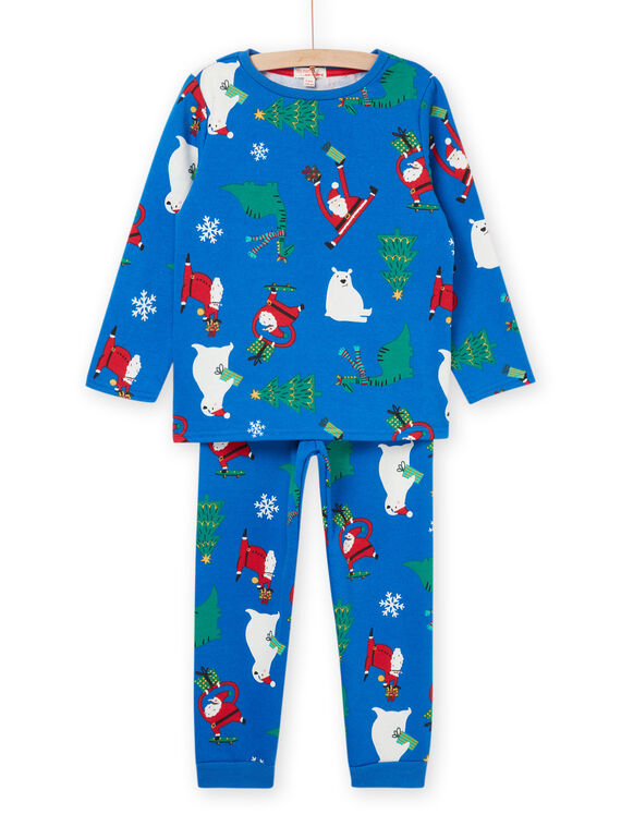 Blue Christmas pajamas PEGOPYJNO2 / 22WH1271PYJC209