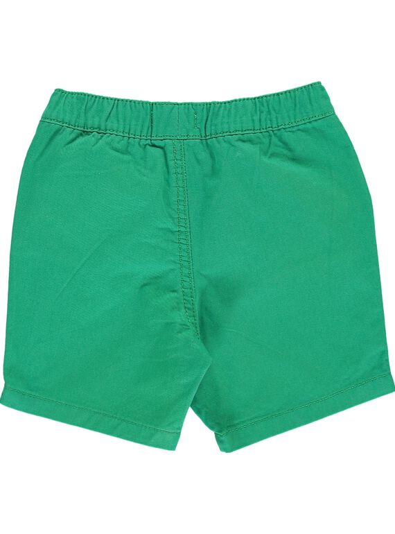 Baby boys' green shorts CUJOBER11 / 18SG10S5BER600