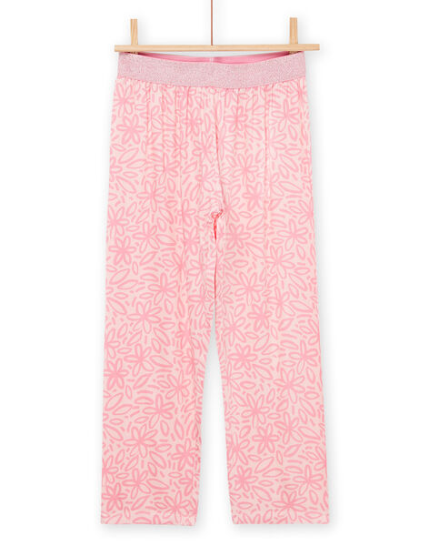 Pajamas with cats and flowers print REFAPYJCAT / 23SH11D7PYJ321