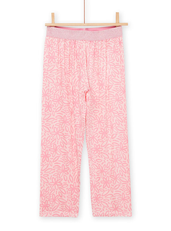 Pajamas with cats and flowers print REFAPYJCAT / 23SH11D7PYJ321