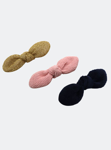 Set of 3 assorted barrettes for girls Set of 3 assorted barrettes for girls PYAJOCLIC2 / 22WI01H4BRTC205
