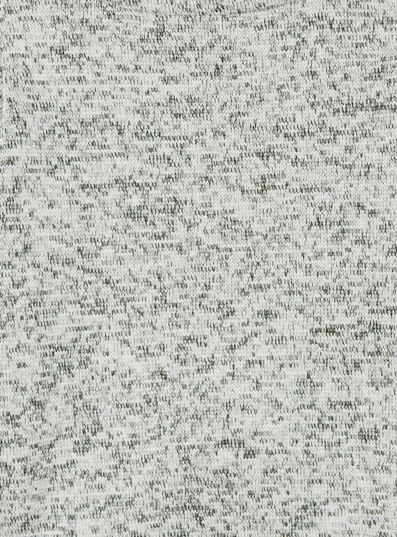 Grey heathered vest baby boy LUJOGIL4 / 21SG1034GILJ906