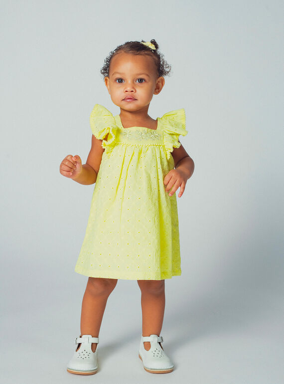 Light yellow DRESS WIMAROB3 / 25SG0961ROBB115