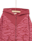 Zebra print hooded vest PAJOHAUJOG4 / 22W901D6JGH718