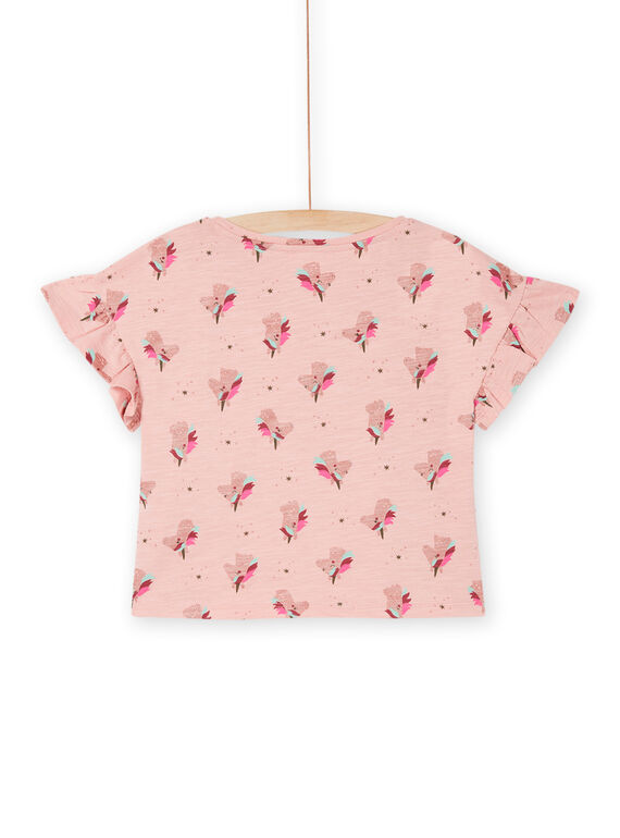 Old pink T-shirt with unicorns print RAMAGTI2 / 23S901T2TMC303