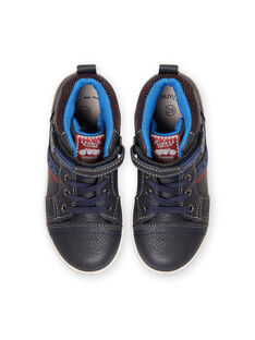 Child boy navy blue sporty sneakers MOBASGI / 21XK3672D3F070
