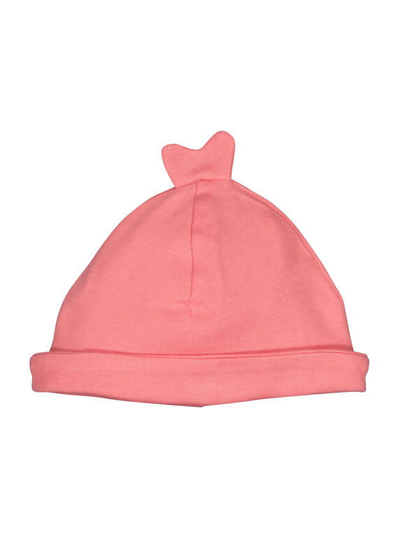 Baby girls' newborn hat FOU1BON1F / 19SF4212BNAD300