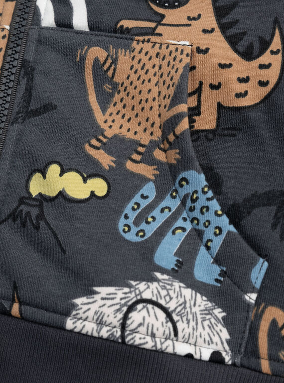 Grey KIDS CARDIGAN XOROCGIL / 25W902S1GILJ916