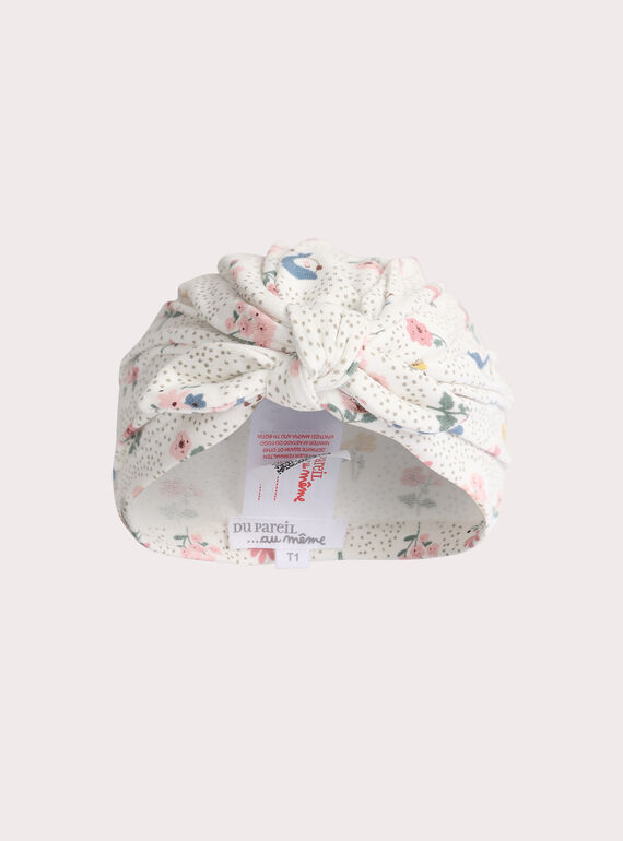 Printed baby girl turban  VOU1BAN / 24WF40C1CHA001