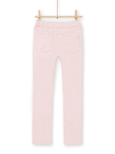 Pink jegging in dyed garment LAJOJEG3 / 21S90143D2B309