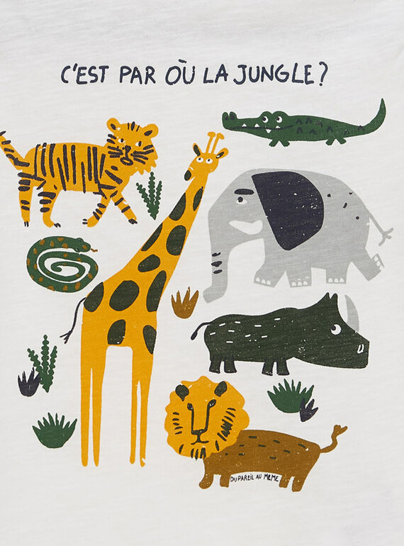 Off white T-shirt JODUTI4 / 20S902O2TMC001