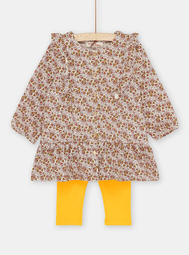 Ecru tunic and leggings Ecru tunic and leggings SICOUENS / 23WG09L1ENS001