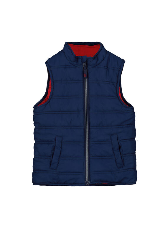 Boys' reversible bodywarmer FOGRODOU1 / 19S902X3BLOF505