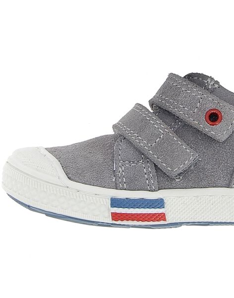 Baby boys' leather city trainers. CBGBASBOUT / 18SK38W4D3F940
