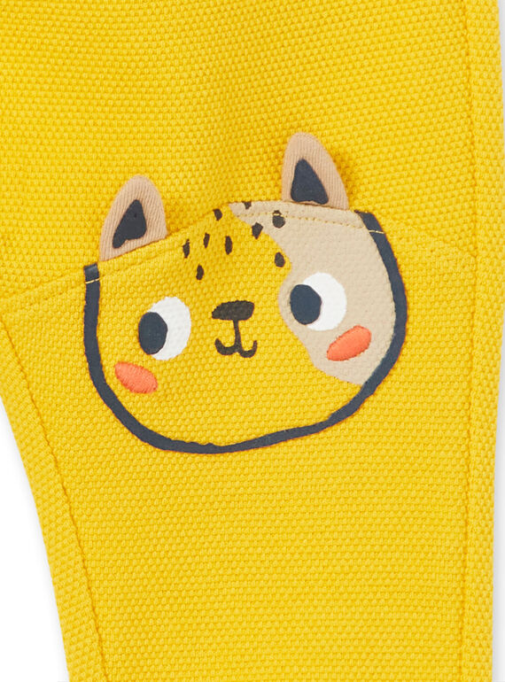 Baby boy yellow pants LUNOPAN1 / 21SG10L1PAN106
