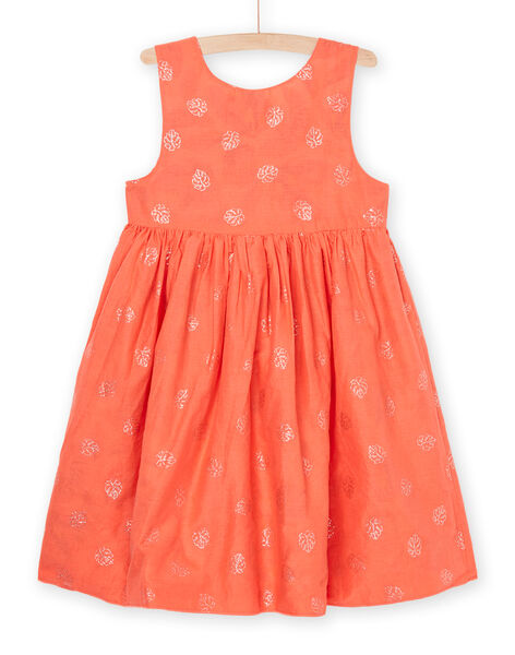 Pink and orange reversible dress RANEOROB3 / 23S901O3ROBD310