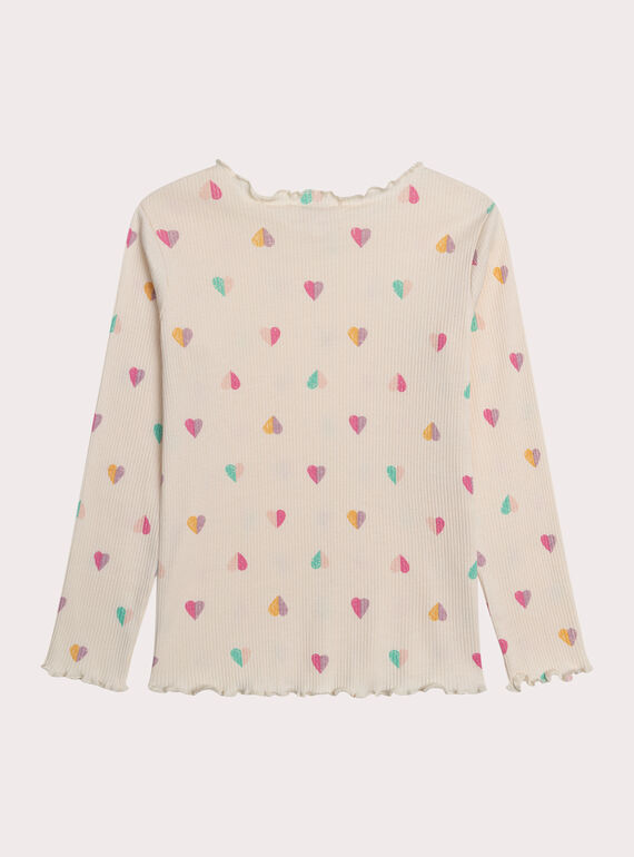 Dark off white TEE SHIRT LS XAJOTEE2 / 25W901F4TML003