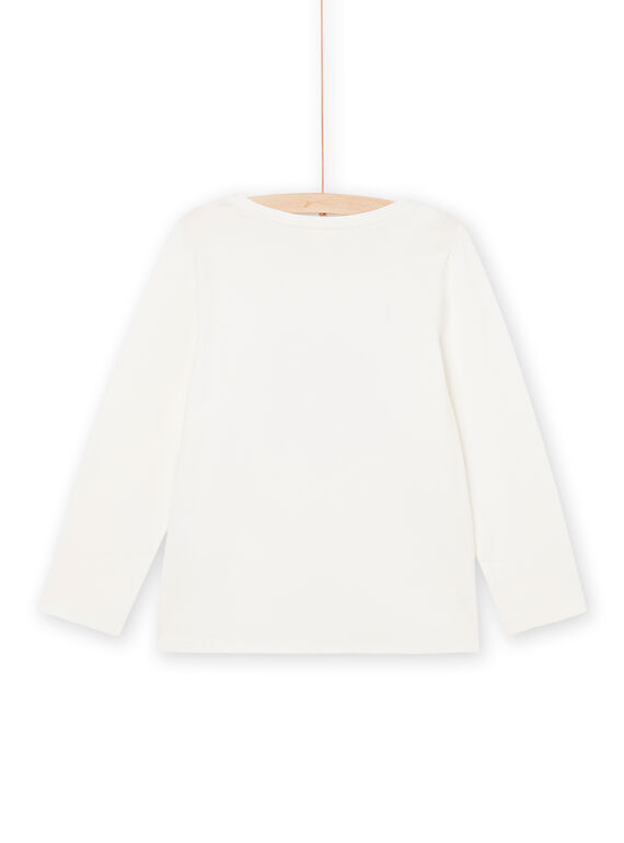 White long sleeve tiger t-shirt PAJOYTEE3 / 22W901D4TML001