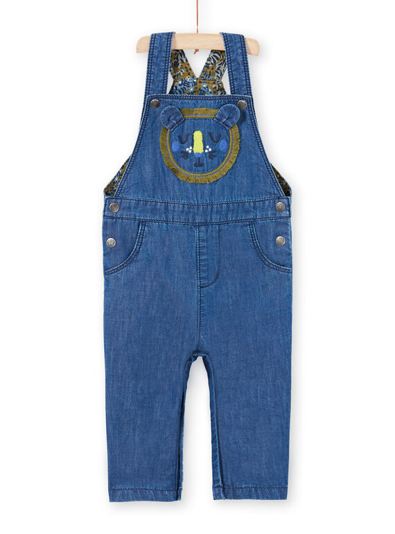 Baby boy lion head animation denim overalls MUKASAL / 21WG10I1SALP274