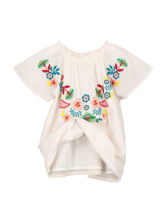 Girls' fancy smock FACACHEM / 19S901D1CHE099