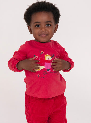 Red TEE SHIRT LS VIROTEE / 24WG09P1TMLF505