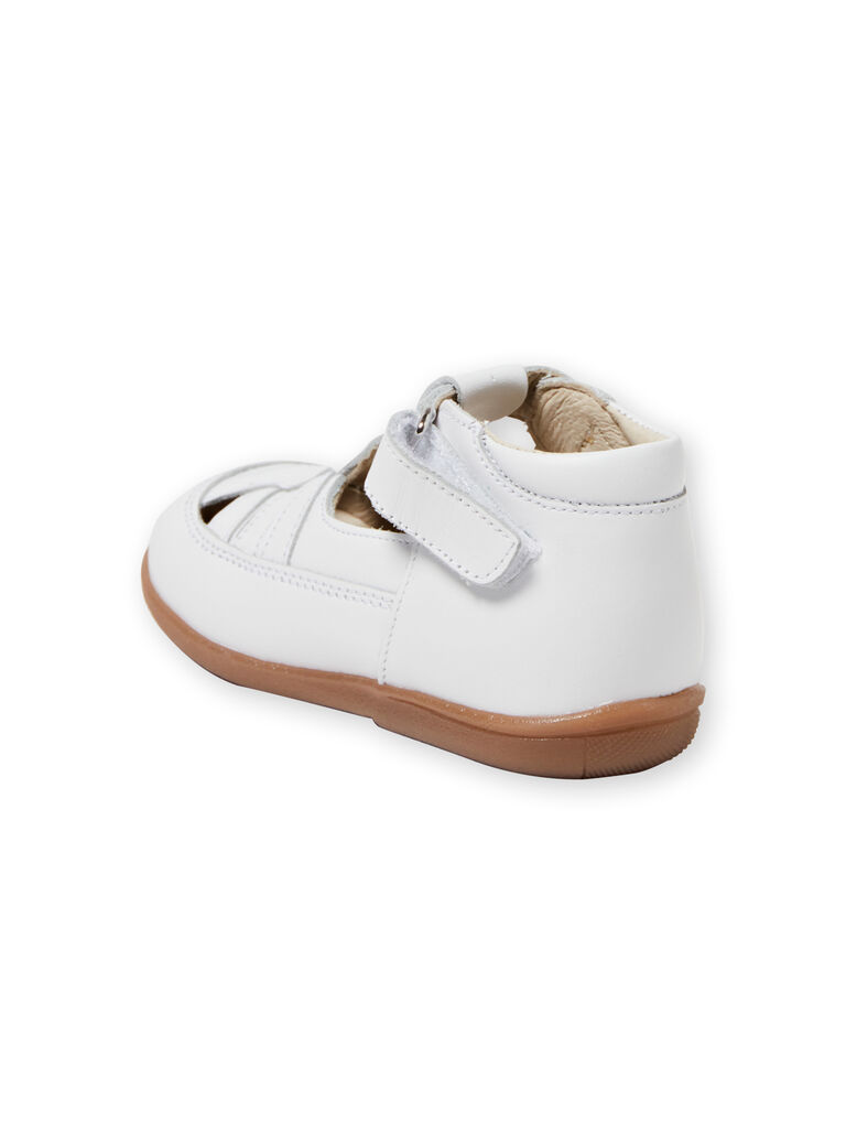 Baby boy white pumps LBGSALSANDB / 21KK3833D13000