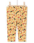 Baby Girl's Red and Yellow Floral Legging MYIMIXLEG / 21WI09J1CALB106