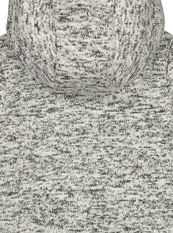 Baby boys' zipped hooded jacket FUGROVES2 / 19SG10X2VES099