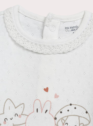 White BODYSUIT XOU2BOD1 / 25WF0361BOD000