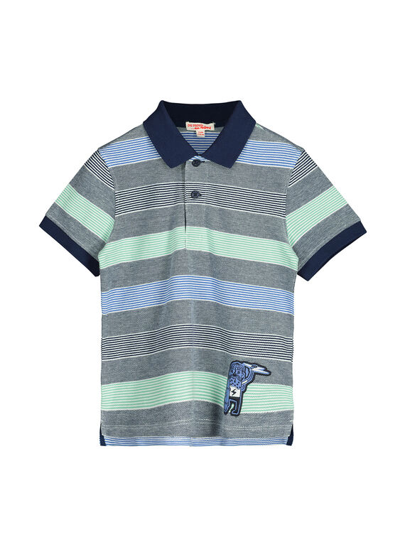 Boys' short-sleeved polo shirt FONEPOL / 19S902B1POL099