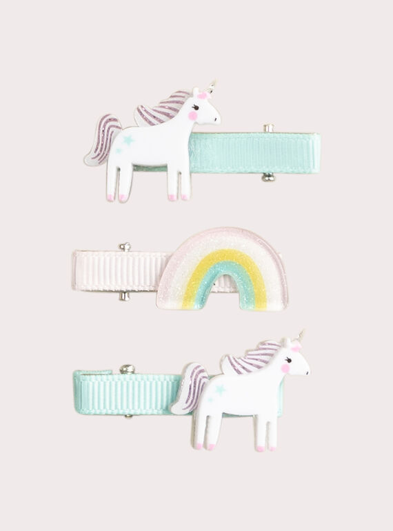  Set of 3 unicorn and rainbow bars for girls  VYAJOCLIC4 / 24WI01L9BRTC208