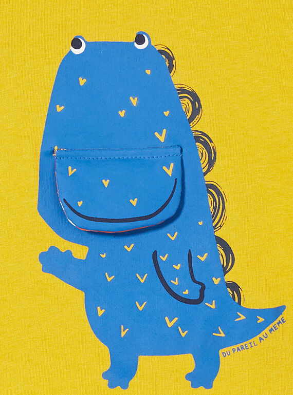 Yellow T-SHIRT KURETEE2 / 20WG10G3TMLB107