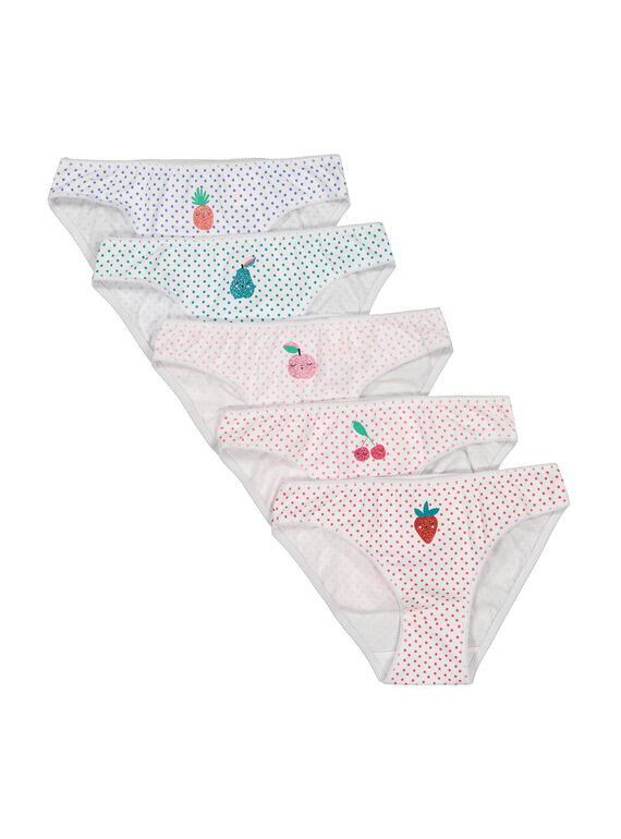 Pack of girls' briefs FEFALOTSEM1 / 19SH1155SLI000