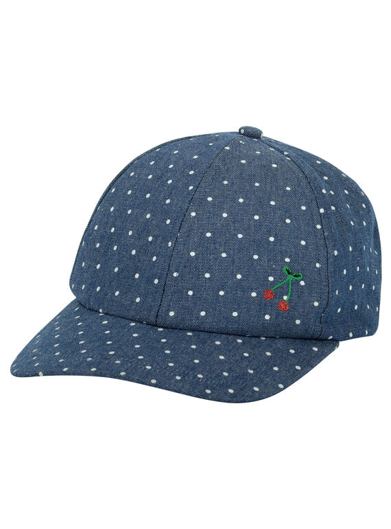 Girls' fancy polka dot cap FYACOCAP / 19SI0181CHAK005