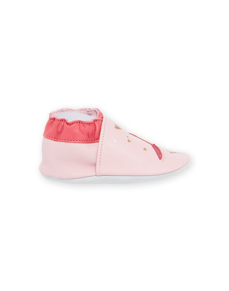 Soft leather slippers with fancy print PICHOSGIR / 22XK3741D3S321
