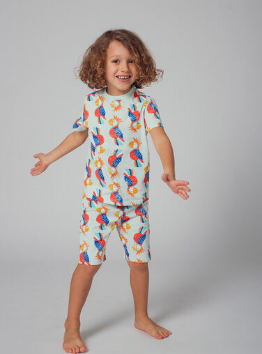 Pale turquoise PYJAMA WEGOPYCARA / 25SH12V4PYJ203