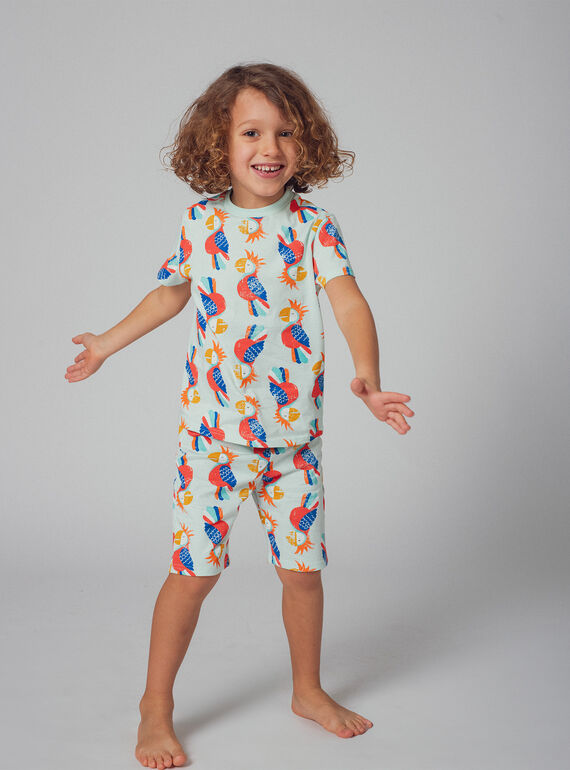 Pale turquoise PYJAMA WEGOPYCARA / 25SH12V4PYJ203