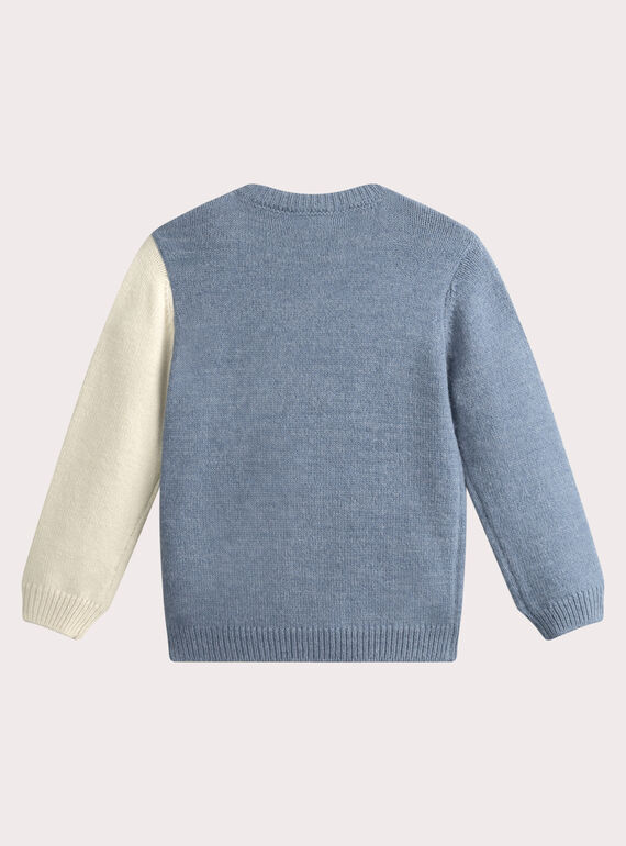 Heathered blue PULLOVER VOPERPUL / 24W902R1PUL222