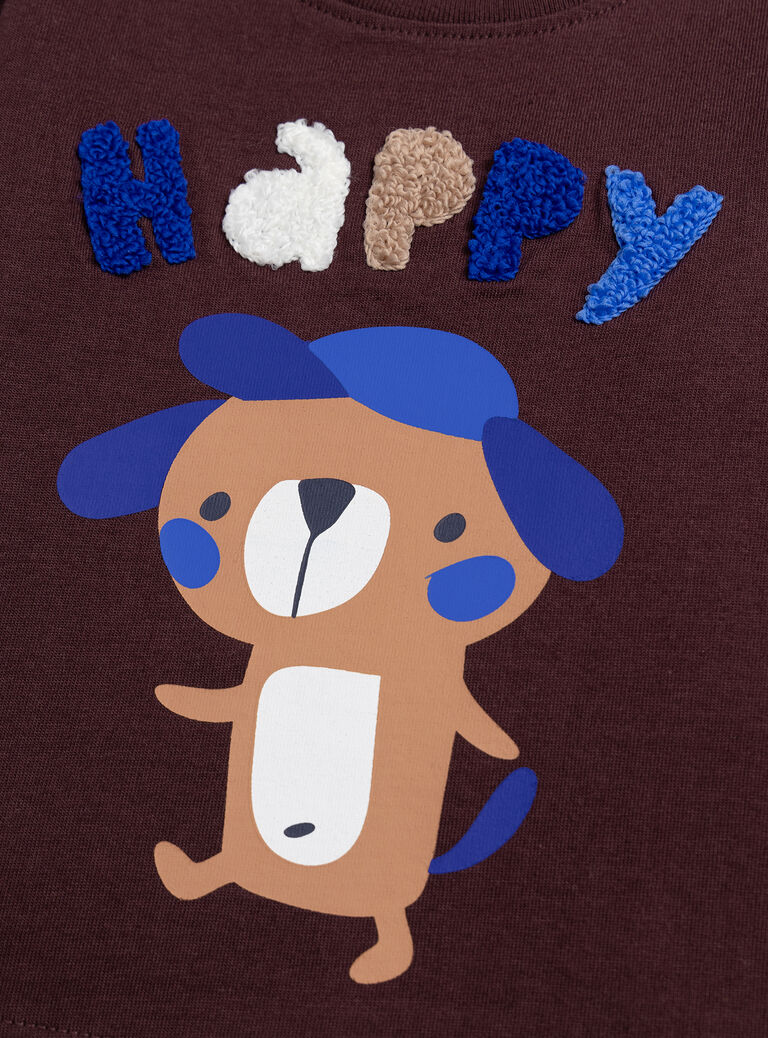 Burgundy TEE SHIRT LS XUBLUTEE2 / 25WG10N3TML501