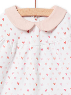 Set blouse and legging printed hearts birth girl NOU1ENS1 / 22SF0342ENS000