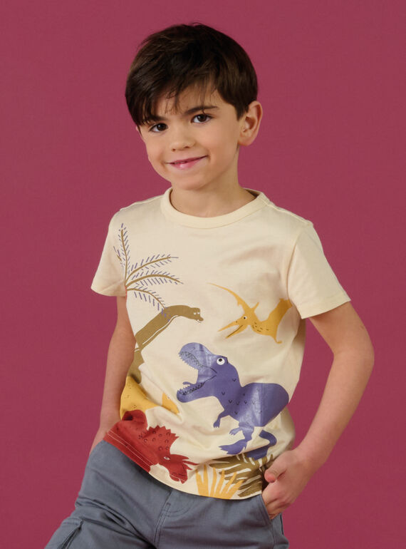 Dinosaur animation t-shirt in jelly print ROMAGTI4 / 23S902T2TMCA002