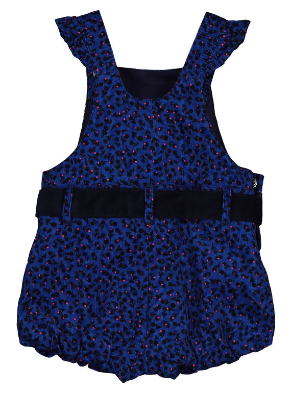 Baby girls' printed dungarees GIBLESAC / 19WG0991SACC226