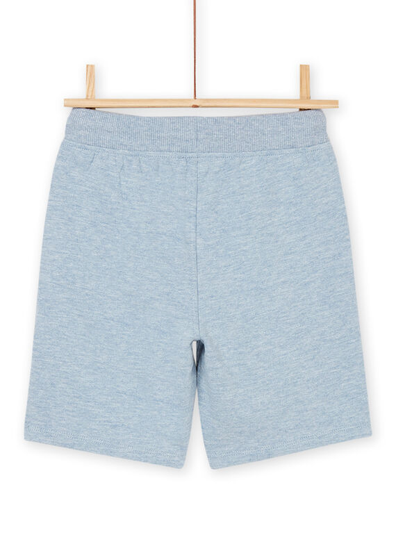 Blue fleece shorts ROJOBER1 / 23S90296BER222