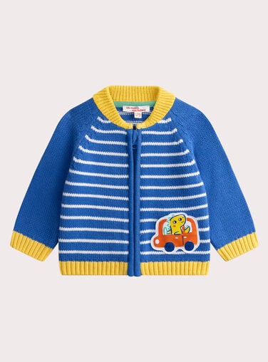 Blue KIDS CARDIGAN Blue KIDS CARDIGAN WUFIGIL1 / 25SG1054GILC233