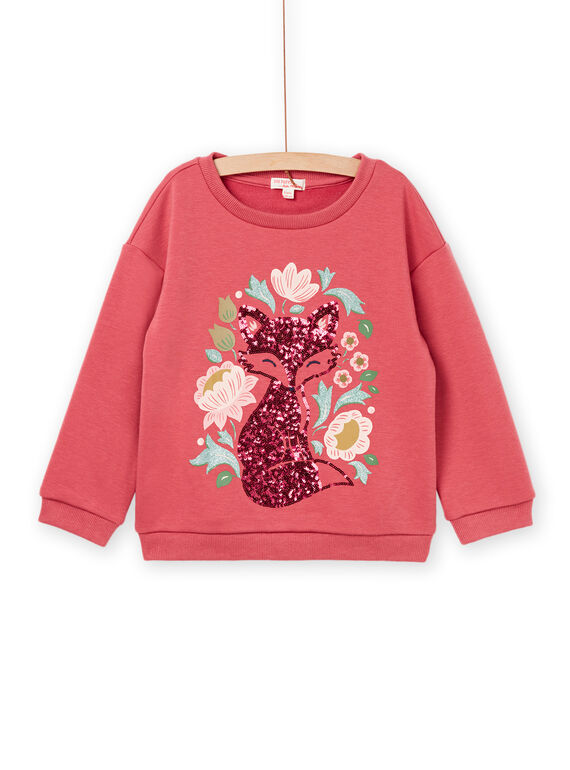 Long sleeve sweatshirt with fox pattern PARHUSWEA2 / 22W901Q1SWED305