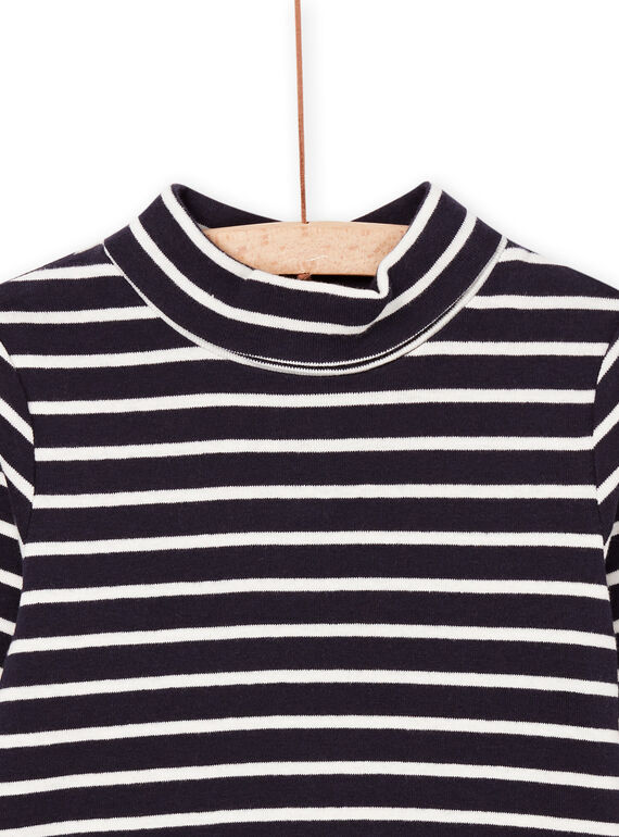 Ecru and navy blue striped underwear PUJOSOUP2 / 22WG10C1SPLC205