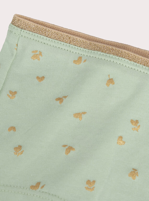 Set of 5 printed shorty for girls VEFAHOTSEM2 / 24WH1182SHY001