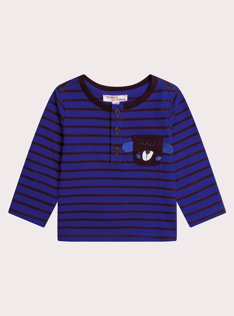 Blue TEE SHIRT LS XUBLUTUN / 25WG10N2TMLC231