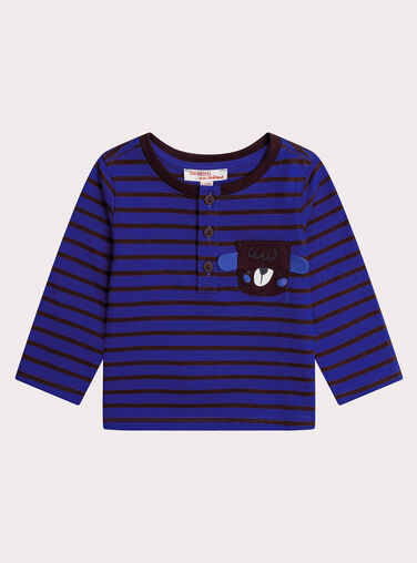 Blue TEE SHIRT LS XUBLUTUN / 25WG10N2TMLC231